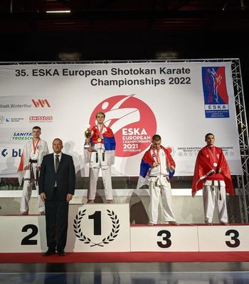 Thomas podium ESKA 2022